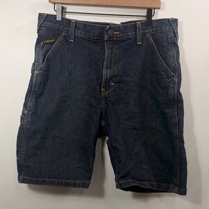 Ariat Men’s Rebar M4 Relaxed Straight Utility Denim Shorts size 35